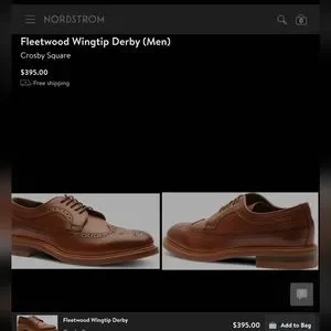 Crosby Square Fleetwood Wingtip Derby Mens Size 9.5 Crosby Square | Shoes | Crosby Square Fleetwood Wingtip  main image 3